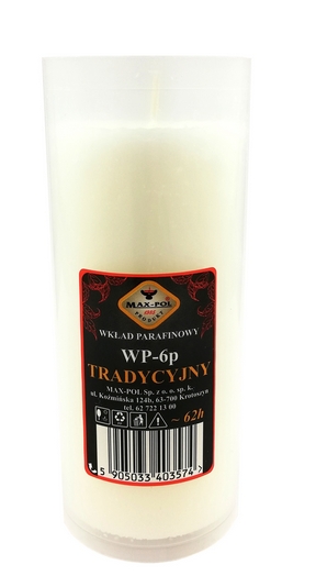 Tradičné parafínové vklady WP-6 od MAX-POL, balenie 30 ks